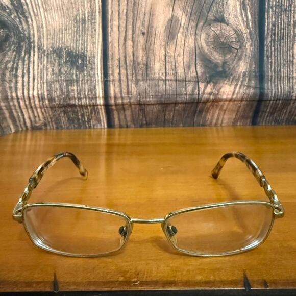 Michael Kors Other - Michael Kors Unisex Bronze Geometric Half-Rim RX Eyeglasses Frames Only